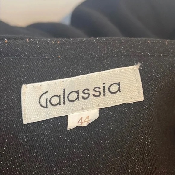 Vintage Galassia Black and Brown Fur, Denim, and Suede Jacket WOW Italy 44 RARE - Picture 9 of 15